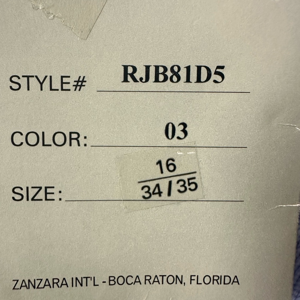 Jhane Barnes Men's Sky Blue Dress Shirt - Picture 3 of 5